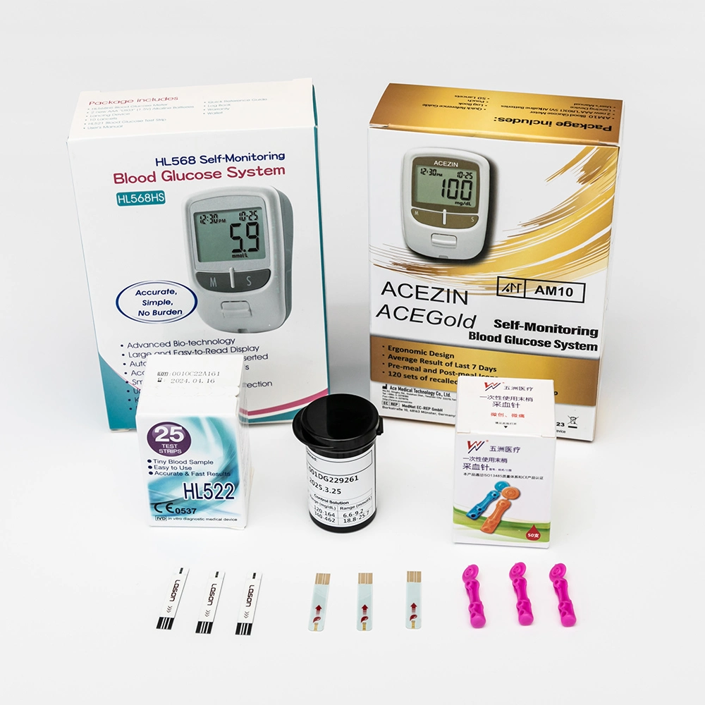 Patient Monitor Blood Glucose (SMBG) Meter Blood Sugar Monitor