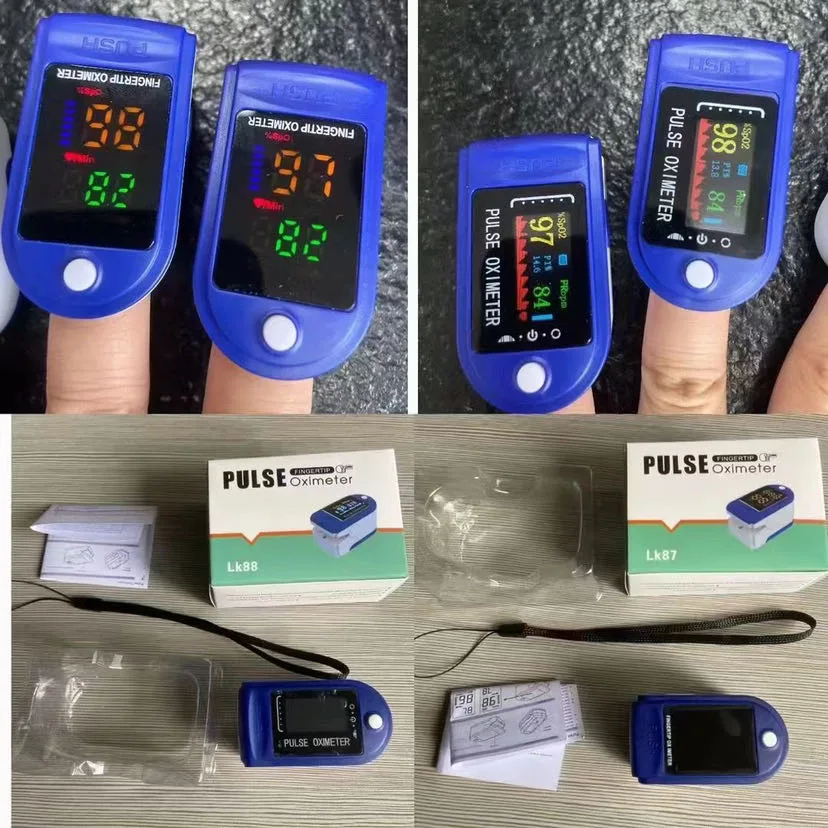 Factory Warehouse Spot Blood Oxygen Monitoring Home OLED Digital Finger Pulse Oximeter Lk87