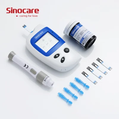 Medidor de glucosa en sangre Sinocare Reloj de glucosa en sangre fácil de usar Monitor de glucosa en sangre Safe Accu2