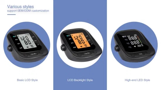 Monitor de presión arterial digital automático médico aprobado por CE y FDA